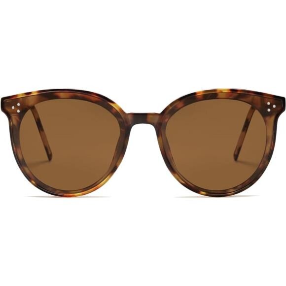 Classic Round Oversized Sunglasses for Women and  - Trendy Retro Vintage - Picture 2 of 6